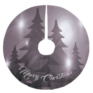 Kerstviering Roze Bomen Paars Elegant Kerstboom Rok