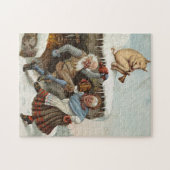 Kerstviering Wilhelm Larsen Legpuzzel (Horizontaal)