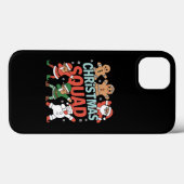 kerstvierkant kerstkerstkerstkerstman met Elf-fami Case-Mate iPhone Case (Achterkant (horizontaal))