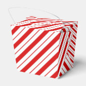 kerstvierkant met snoepriem bedankdoosjes (Achterkant)