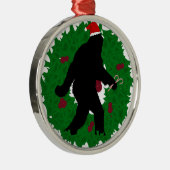 kerstvierkant metalen ornament (Rechts)