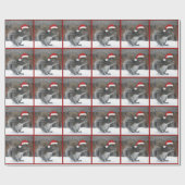 kerstvierkant omslagpapier cadeaupapier (Vlak)