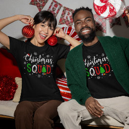 kerstvierkant t-shirt