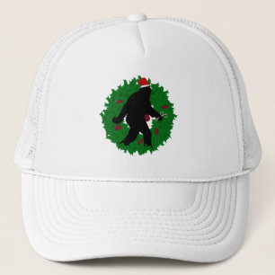 kerstvierkant trucker pet