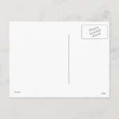 KerstVintage Briefkaart Snowman (Achterkant)