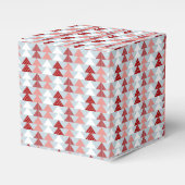 kerstvioolholiday Pattern Favor Box Bedankdoosjes (Voorkant Zijde)