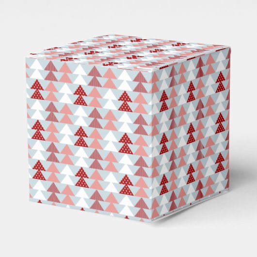 kerstvioolholiday Pattern Favor Box Bedankdoosjes (Voorkant Zijde)
