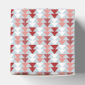 kerstvioolholiday Pattern Favor Box Bedankdoosjes (Bovenkant)