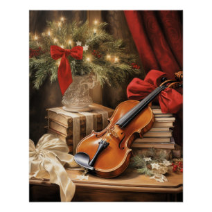 Kerstvioolmuziek Perfect Poster