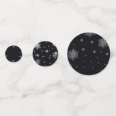 kerstviooltafel-Confetti Confetti (Achterkanten)