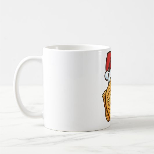 Kerstvis Koffiemok (Links)