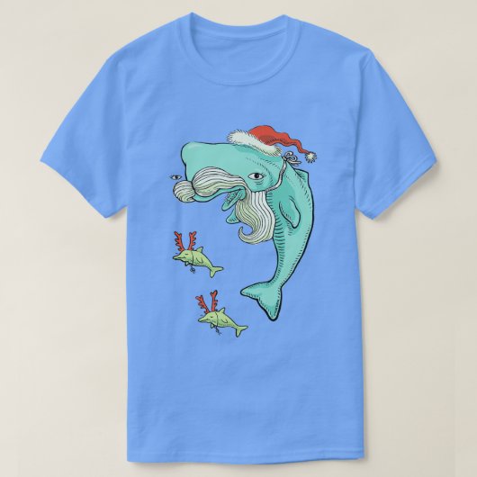kerstvis t-shirt (Design voorkant)