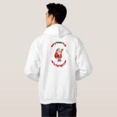 Kerstviscadeau Hoodie (Achterkant volledig)
