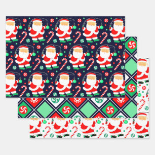Kerstvissen Inpakpapier Vel