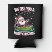 Kerstvisser Vist Grappige Koele Sinterklaas Blikjeskoeler (Voorkant)