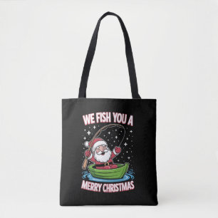 Kerstvisser Vist Grappige Koele Sinterklaas Draagtas