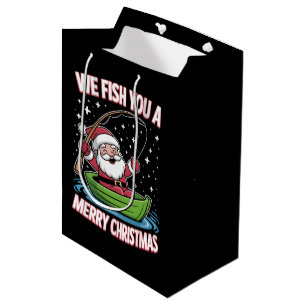 Kerstvisser Vist Grappige Koele Sinterklaas Medium Cadeauzakje