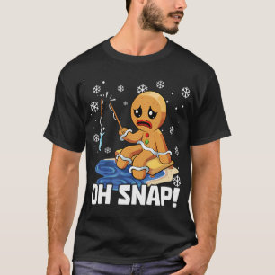 Kerstvisserij Baars Kerstmannenhoed Lichtjes T-shirt