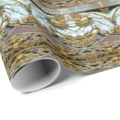 Kerstviva Baroque Bay Cadeaupapier (Rol Hoek)