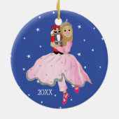 kerstvoedingskraker ballet Ornament personaliseren (Achterkant)