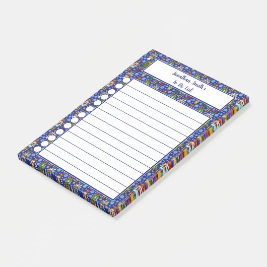 kerstvoedingskraker op maat post-it® notes (Schuin)
