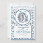 kerstvoedingskraker Wreath Wedding Kaart (Voorkant)