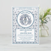 kerstvoedingskraker Wreath Wedding Kaart (Staand voorkant)