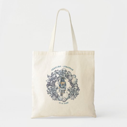  kerstvoedingskraker Wreath Wedding Tote Bag (Voorkant)