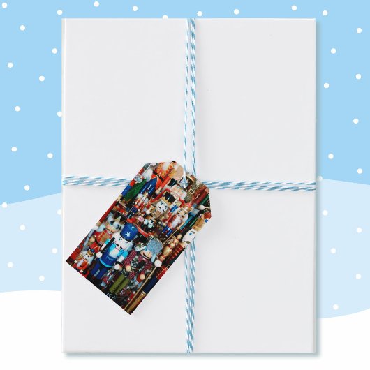 Kerstvoedingskrakers overal cadeaulabel