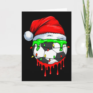 Kerstvoetbal Drip Voor Jongens Ijs Drip  Kaart