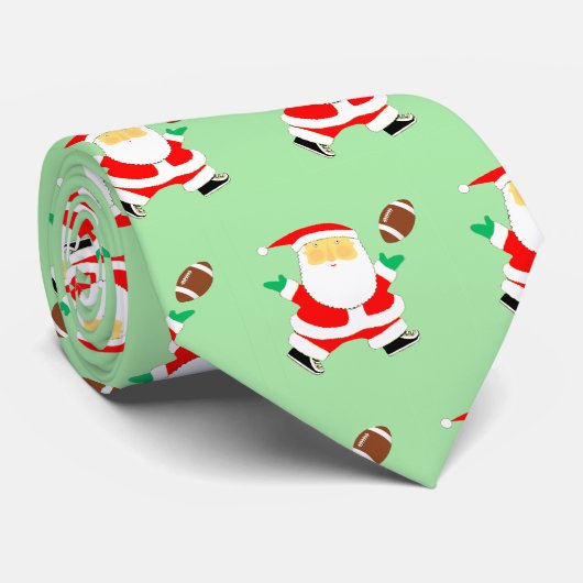 Kerstvoetbalnekdas Stropdas (Opgerold)