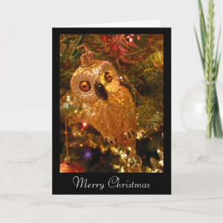 kerstvogel feestdagen kaart