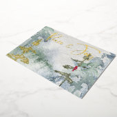 kerstvogel folie uitnodiging (Gedraaid)