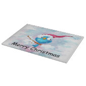 kerstvogel snijplank (Hoek)