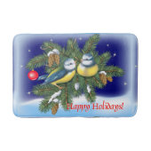 kerstvogels badmat (Voorkant)