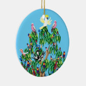 Kerstvogels in Australië Keramisch Ornament (Rechts)