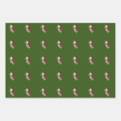 kerstvogels inpakpapier vel (Voorkant 3)