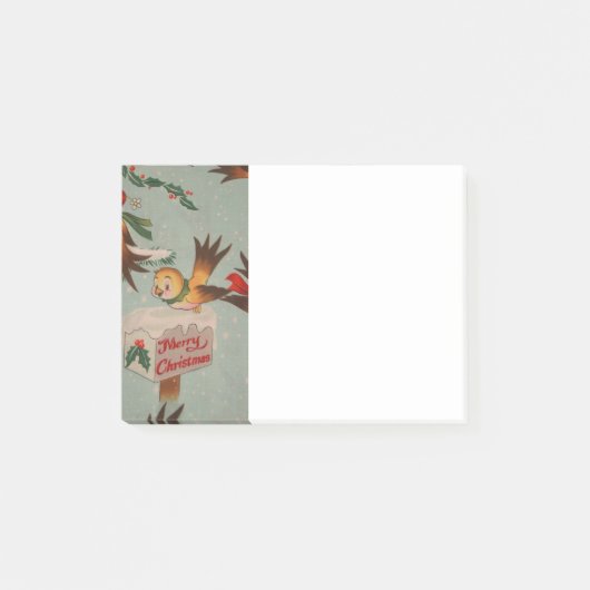kerstvogels post-it® notes (Voorkant)