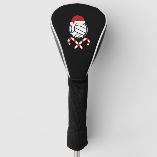 Kerstvolleybal Golfheadcover (Voorkant)