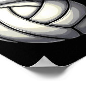 Kerstvolleybal Santa Hat Poster (Hoek)