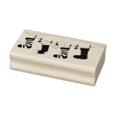 kerstvoorraad 	rubberstempel (Stempel)