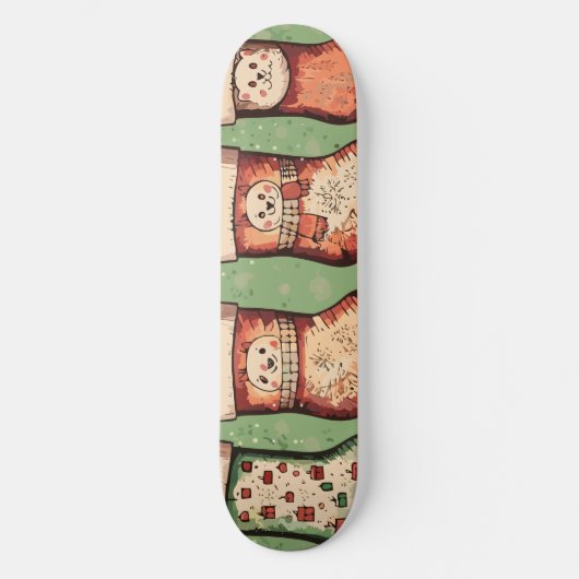 kerstvoorraad skateboard (Voorkant)