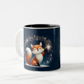 Kerstvos Charme Mok (Voorkant links)