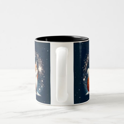 Kerstvos Charme Mok (Handvat)