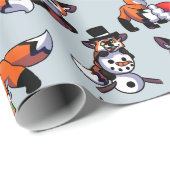 Kerstvos inpakpapier (Rol Hoek)