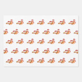 kerstvossen inpakpapier vel (Voorkant 2)