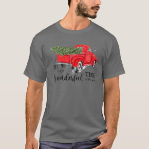 Kerstvrachtwagen Het is de mooiste tijd van de T-shirt
