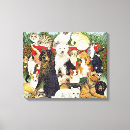 Kerstvrede Canvas Afdruk (Voorkant)