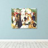 Kerstvrede Canvas Afdruk (Insitu (Houten vloer))
