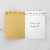 Kerstvrede op aarde Scroll in schatkist Kaart (Binnen)